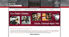 Desktop Screenshot of boutique-cuir.fr